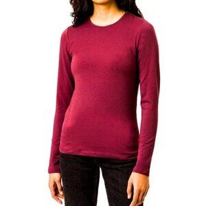 NEW Ellen Tracy Long Sleeve T-Shirt | Red